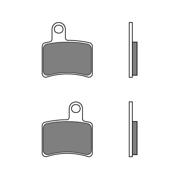 Plaquettes de frein BREMBO 