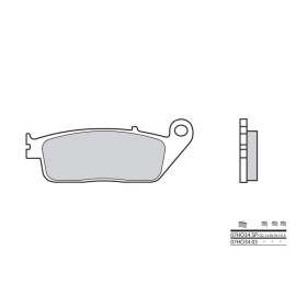 Plaquettes de frein BREMBO