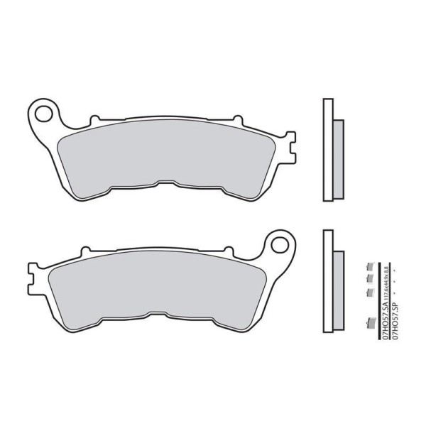 Plaquettes de frein BREMBO 