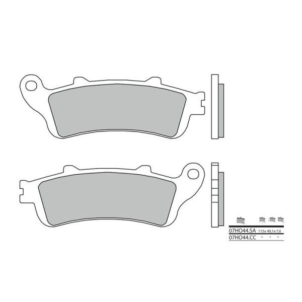 Plaquettes de frein BREMBO 