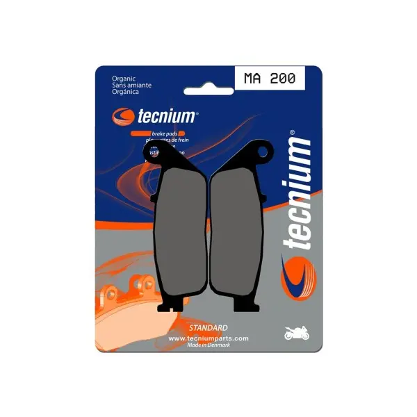 Plaquettes de frein TECNIUM route organique - MA200