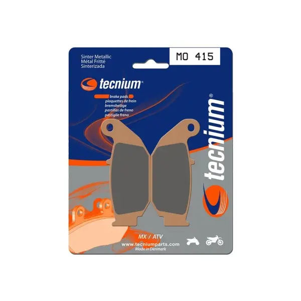 Plaquettes de frein TECNIUM MX/Quad métal fritté - MO415