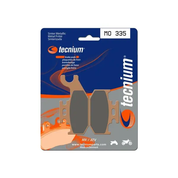 Plaquettes de frein TECNIUM MX/Quad métal fritté - MO335