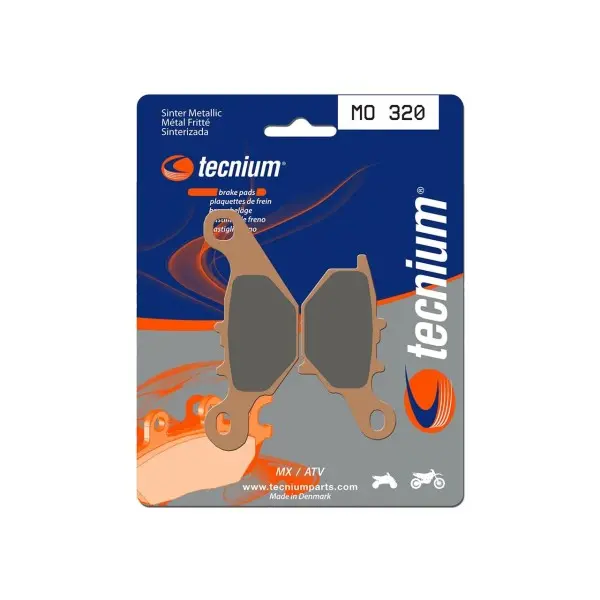 Plaquettes de frein TECNIUM MX/Quad métal fritté - MO320