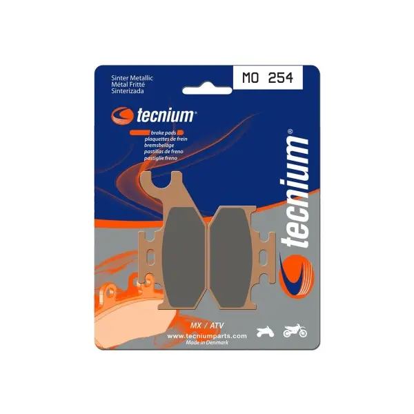 Plaquettes de frein TECNIUM MX/Quad métal fritté - MO254