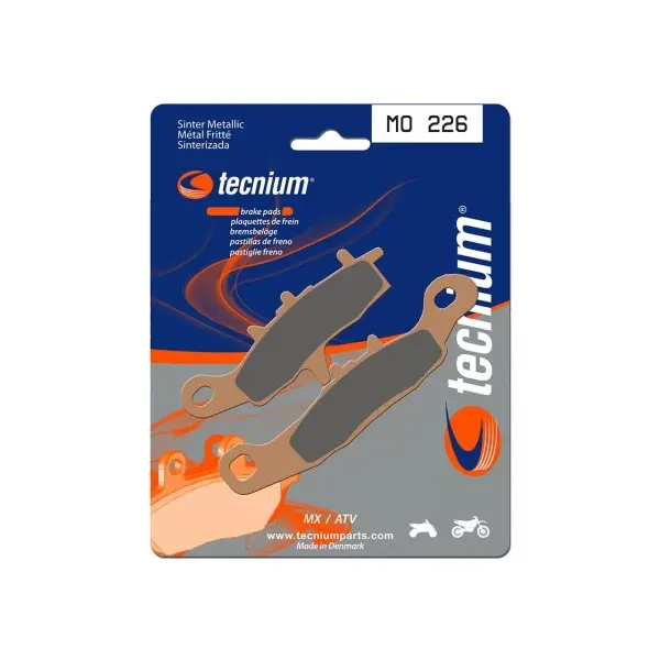 Plaquettes de frein TECNIUM MX/Quad métal fritté - MO226