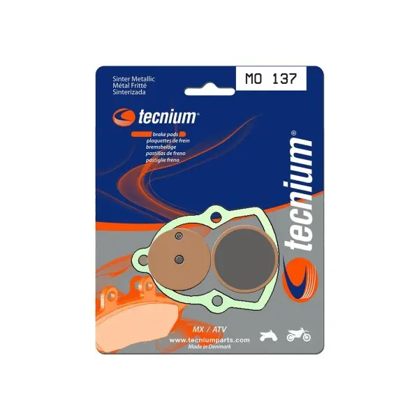 Plaquettes de frein TECNIUM MX/Quad métal fritté - MO137