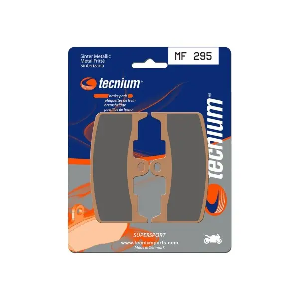 Plaquettes de frein TECNIUM Performance métal fritté - MF295