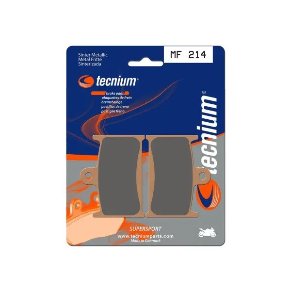 Plaquettes de frein TECNIUM Performance métal fritté - MF214