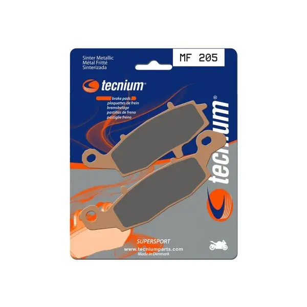 Plaquettes de frein TECNIUM Performance métal fritté - MF205
