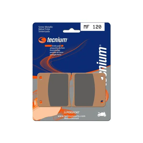 Plaquettes de frein TECNIUM Performance métal fritté - MF120
