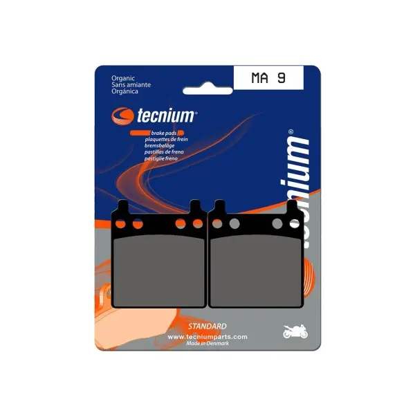 Plaquettes de frein TECNIUM route organique - MA9
