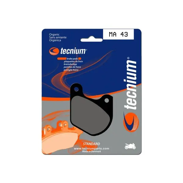 Plaquettes de frein TECNIUM route organique - MA43