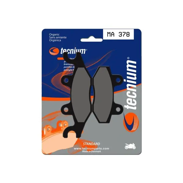 Plaquettes de frein TECNIUM route organique - MA378