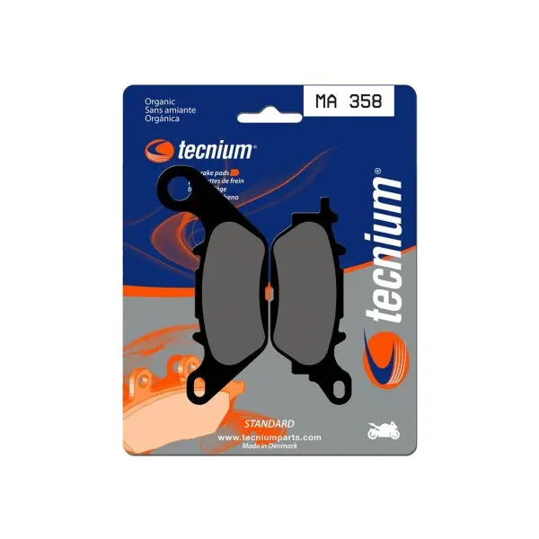 Plaquettes de frein TECNIUM route organique - MA358
