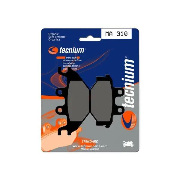 Plaquettes de frein TECNIUM route organique - MA310