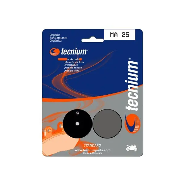 Plaquettes de frein TECNIUM route organique - MA25