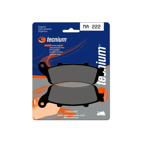 Plaquettes de frein TECNIUM route organique - MA222