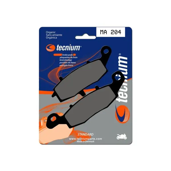 Plaquettes de frein TECNIUM route organique - MA204