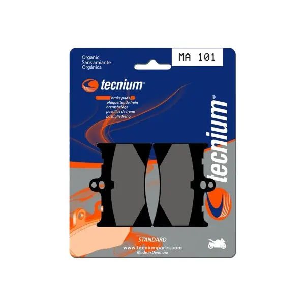Plaquettes de frein TECNIUM route organique - MA101