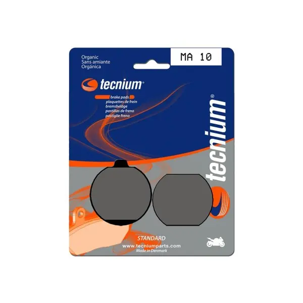 Plaquettes de frein TECNIUM route organique - MA10
