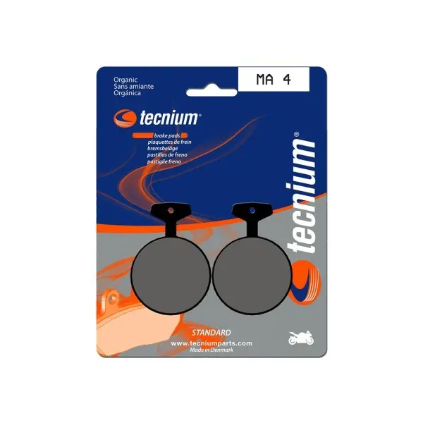 Plaquettes de frein TECNIUM route organique - MA4