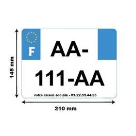 Plaques Françaises PPI 210x145