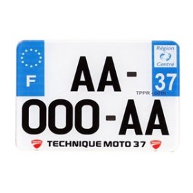 Plaques Françaises PPI 210x130 SIV Département 91 PVC 10 pièces