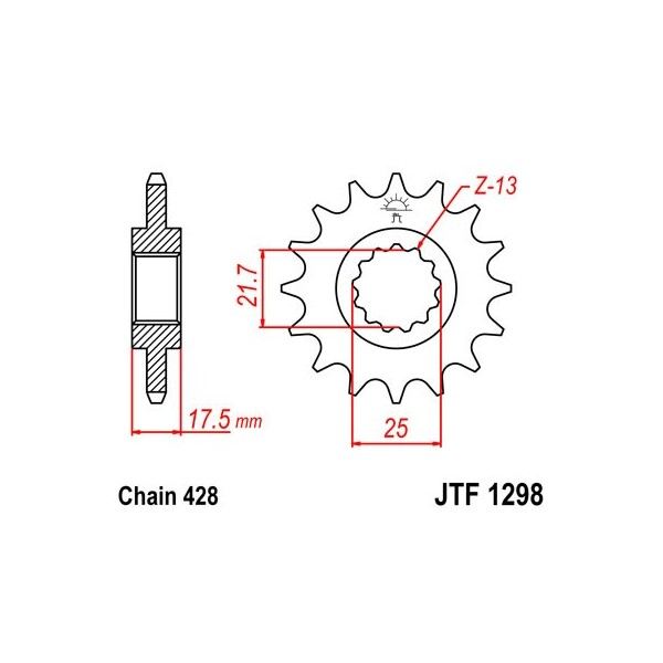 Pignon JT SPROCKETS 17 