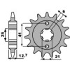 Pignon PBR 17 dents 