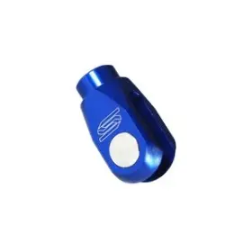 Chape de réglage de frein arrière SCAR alu bleu Yamaha