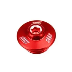 Bouchon supérieur carter d'huile SCAR rouge