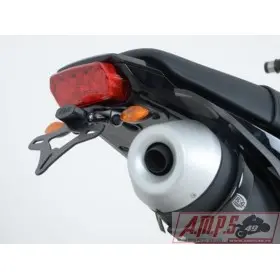 Support de plaque R&G RACING noir pour micro clignotants Honda MSX125