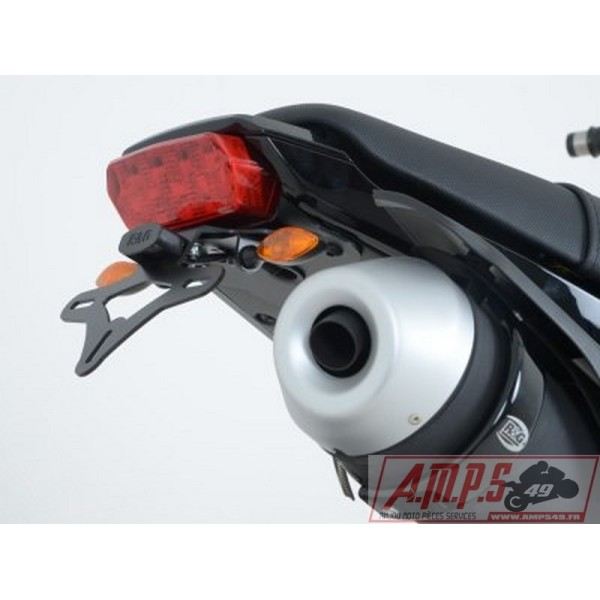 Support de plaque R&G RACING noir pour micro clignotants Honda MSX125