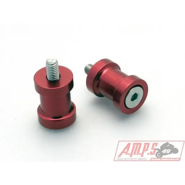 Pions de bras oscillant R&G RACING M6 rouge