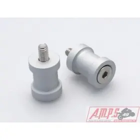 Pions de bras oscillant R&G RACING M6 argent