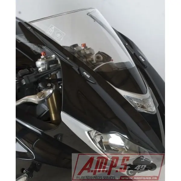 Cache-orifices rétroviseur R&G RACING - noir Triumph Daytona 675/R