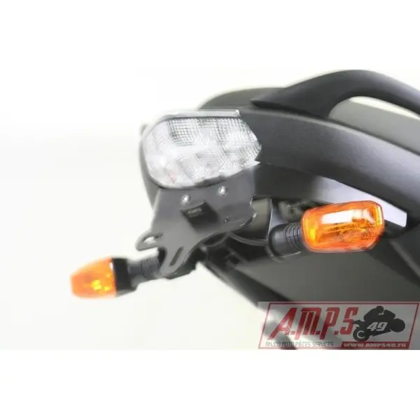Support de plaque R&G RACING noir Kawasaki Versys 650