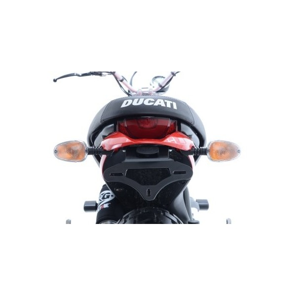 Support de plaque noir R&G Ducati Scrambler Icon