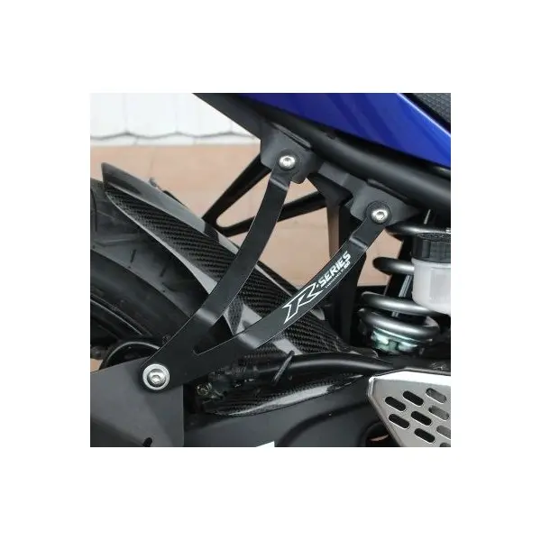 Patte de fixation de silencieux R&G RACING noir Yamaha YZF-R3