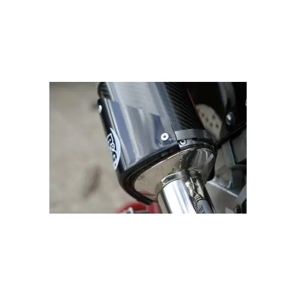 Protection de silencieux tri-oval droit R&G RACING noir Suzuki GSX-R1000