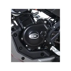 Couvre-carter gauche R&G RACING noir Yamaha YZF-R125