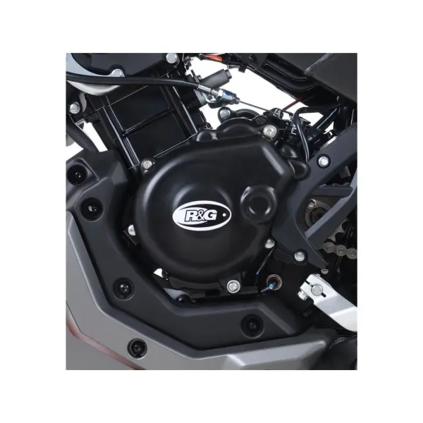 Couvre-carter gauche R&G RACING noir Yamaha YZF-R125