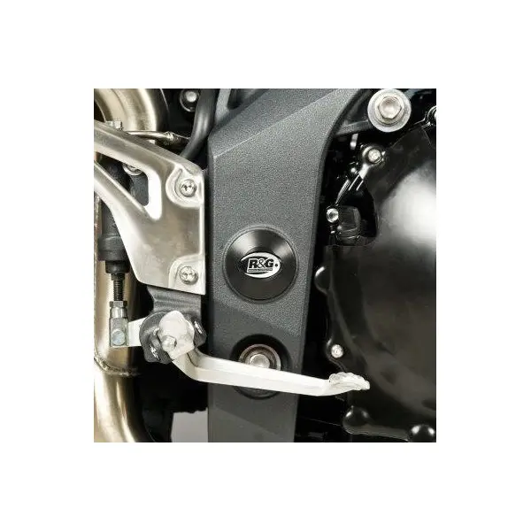 Insert de cadre gauche R&G RACING noir Triumph Speed Triple 1050/Speed 94