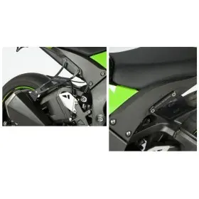 Patte de fixation silencieux R&G RACING noir Kawasaki ZX-10R