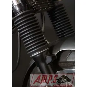 Soufflets de fourche LSL Clubman noir Triumph Bonnville/Thruxton