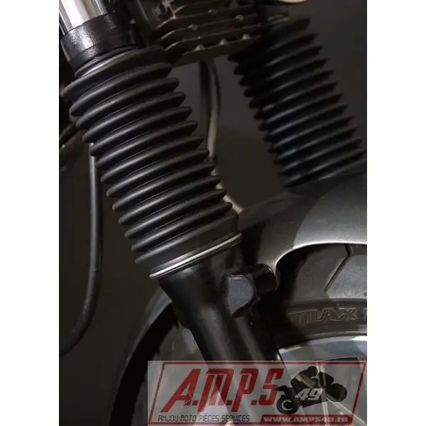 Soufflets de fourche LSL Clubman noir Triumph Bonnville/Thruxton