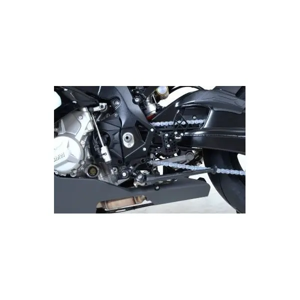 Commandes reculées multipositions R&G RACING noires BMW S1000RR