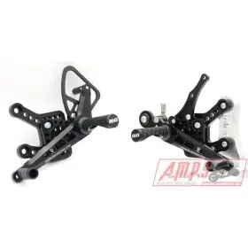 Commandes reculées R&G RACING noir BMW S1000R/RR