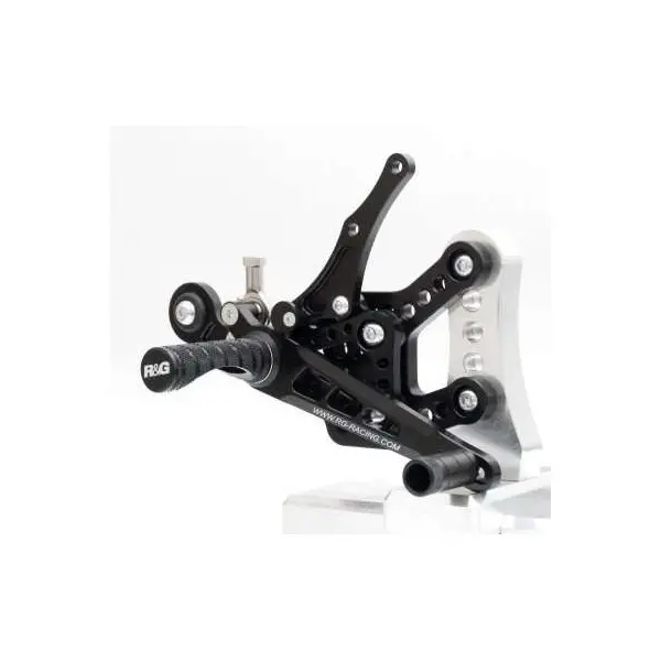 Commandes reculées multipositions R&G RACING noires sélection inversée BMW S1000RR
